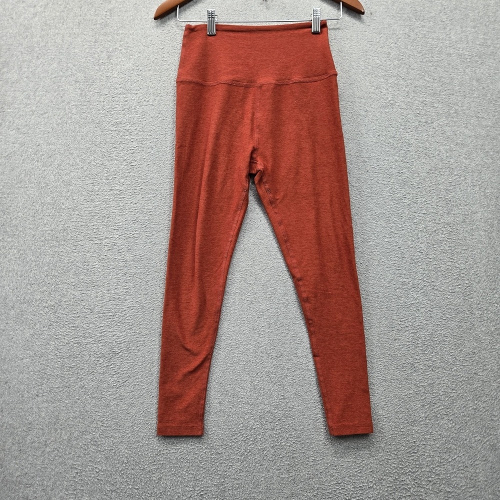 Beyond Yoga Women Activewear Pants M Orange Legging Cropped High Rise 23" Inseam